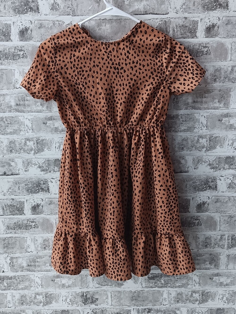 Kids Leopard Print Dress Cute Summer